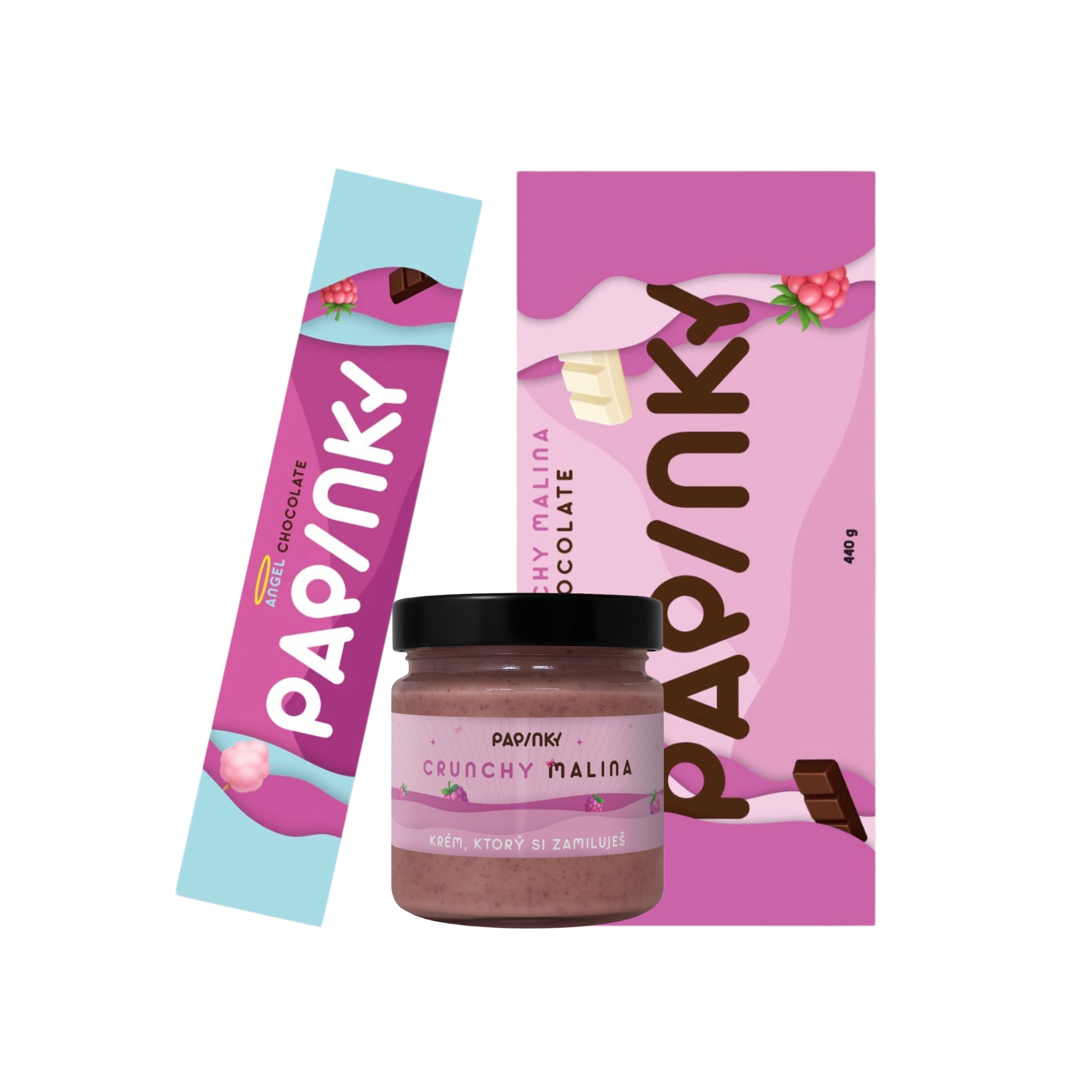 MALINA VEĽKÁ A MINI CHOCO + KRÉM