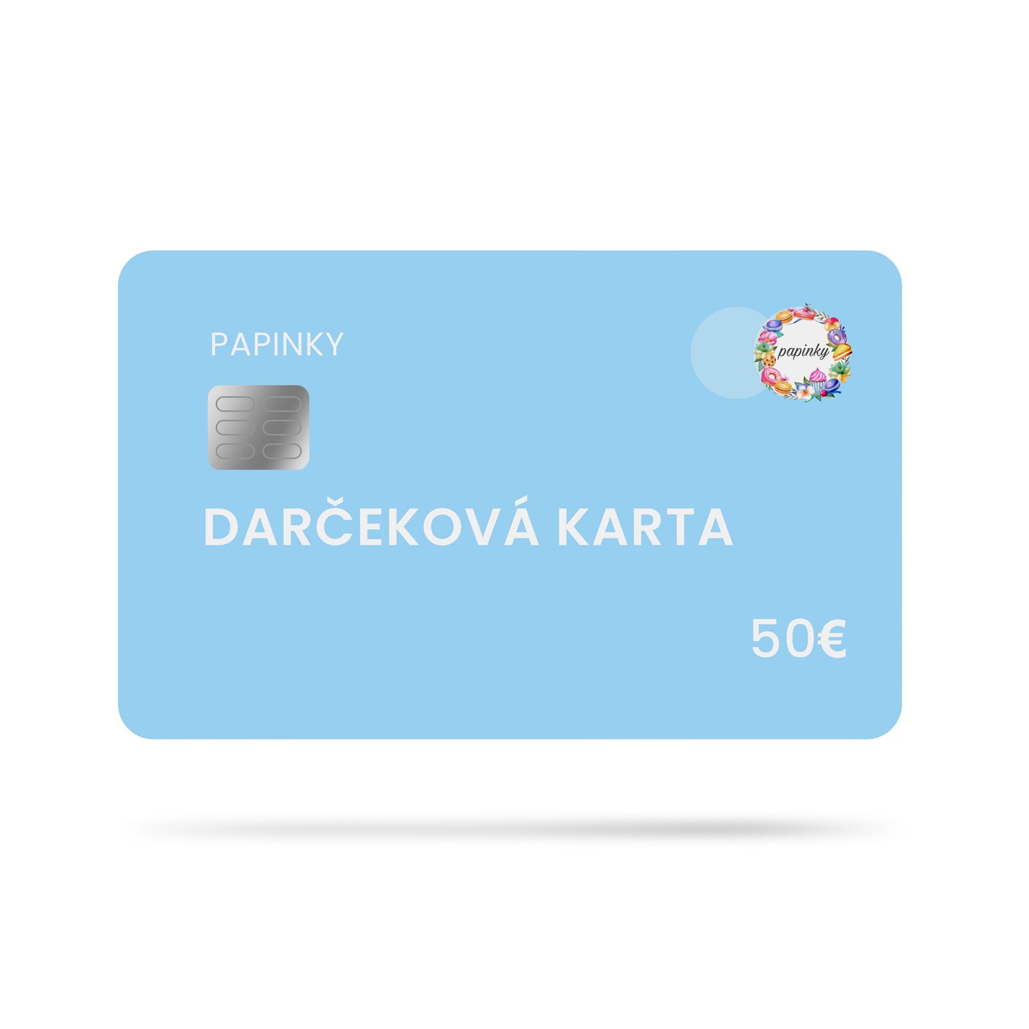 PAPINKY DARČEKOVÁ KARTA 50€